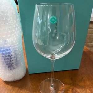 Tiffany’s & Co wine glasses